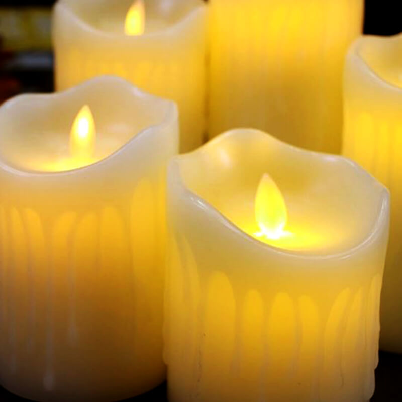 nến điện tử sáp chảy 10cm nến điện tử sáp chảy 10cm