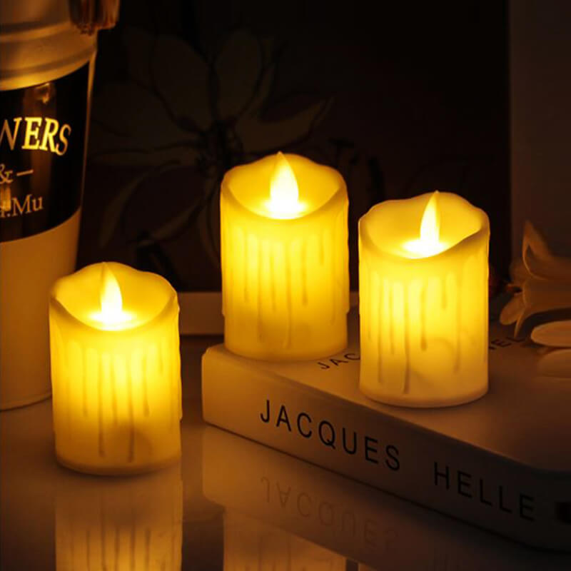 nến điện tử sáp chảy 10cm nến điện tử sáp chảy 10cm