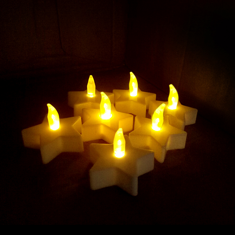 Nến điện tử tealight ngôi sao Nến điện tử tealight ngôi sao