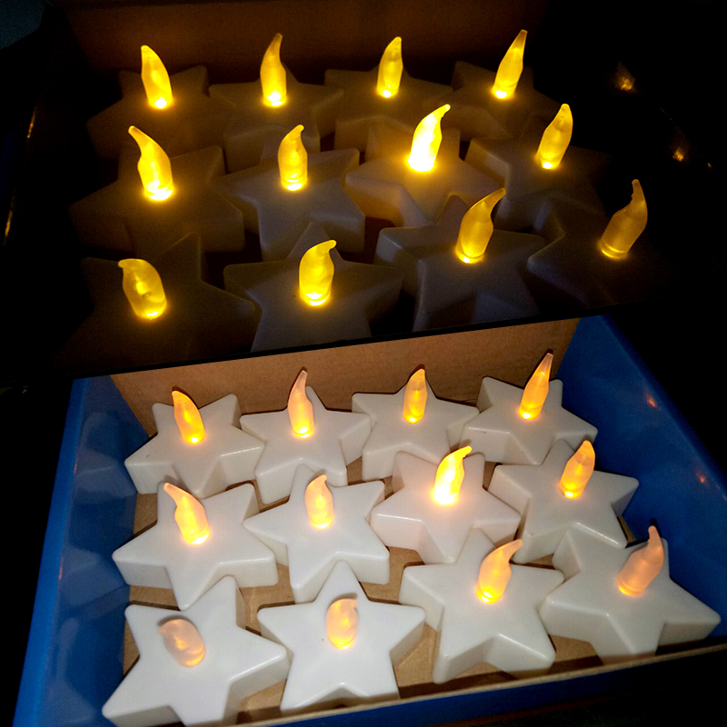 Nến điện tử tealight ngôi sao Nến điện tử tealight ngôi sao