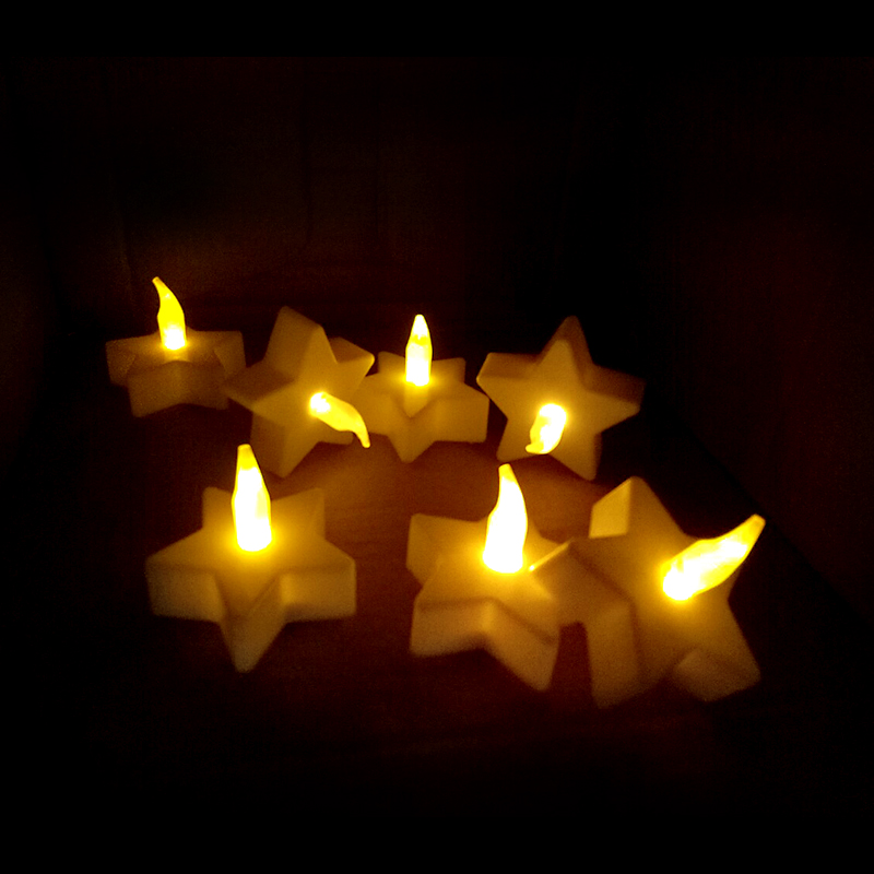 Nến điện tử tealight ngôi sao Nến điện tử tealight ngôi sao
