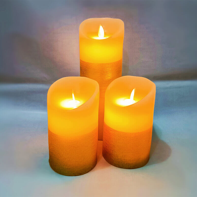 nến sáp điện tử phủ vàng nến sáp điện tử phủ vàng