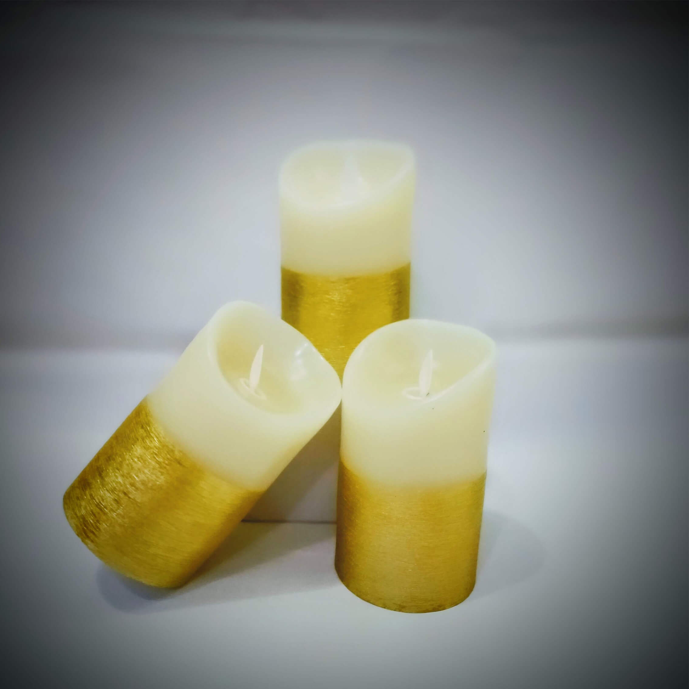 nến điện tử phủ vàng nến điện tử phủ vàng