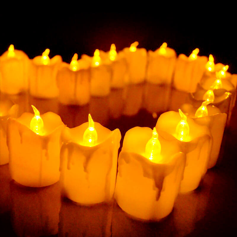 nến tealight điện tử dạng chảy nến tealight điện tử dạng chảy