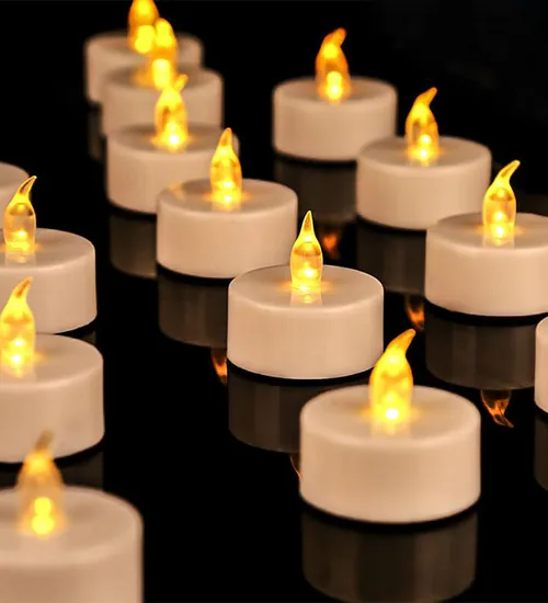 Nến tealight trang trí