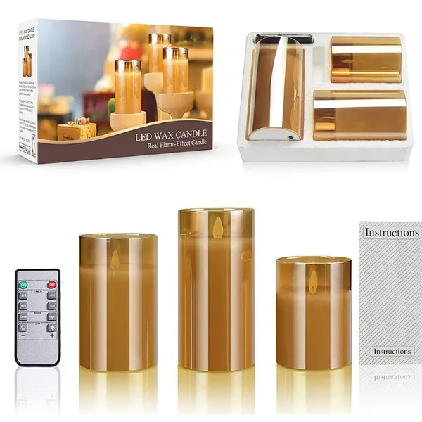 Bộ Nến Ly Điện Tử Demol – Món Decor Sang Trọng, An Toàn Cho Mọi Nhà