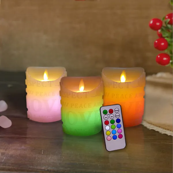 Đèn cầy sáp điện tử chữ Love 10cm