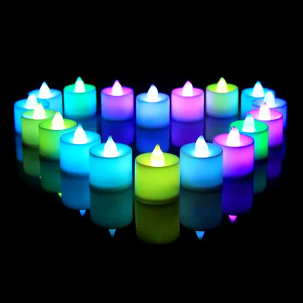 Nến tealight mini đổi màu