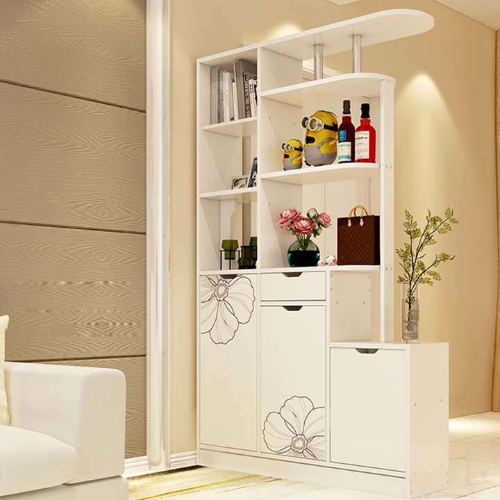 Tủ vách ngăn phòng khách, kệ trang trí phòng khách