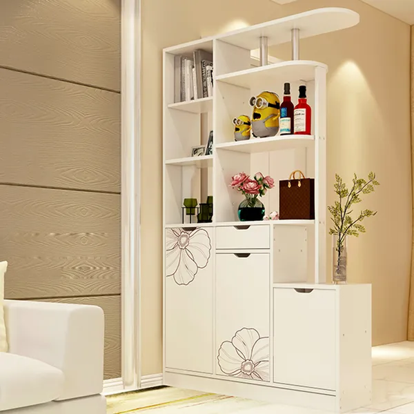 Tủ vách ngăn phòng khách, kệ trang trí phòng khách