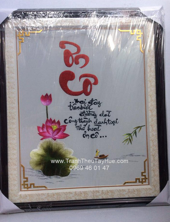 Tranh thêu ơn cô Tranh thêu ơn cô