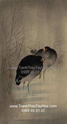 Tranh thêu tay làm quà tặng ĐÁM CƯỚI HTĐC103