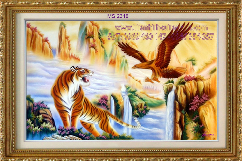 Tranh thêu anh hùng tương ngộ ms 2318 Tranh thêu anh hùng tương ngộ ms 2318