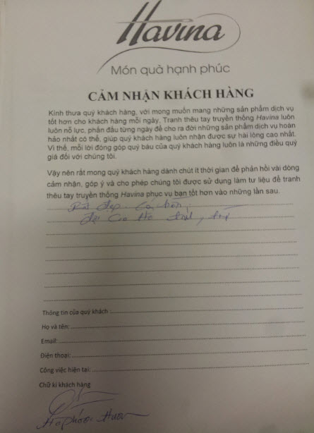 Tranh thêu chữ nhẫn