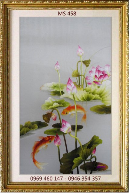 Tranh thêu tặng đám cưới MS 458 Tranh thêu tặng đám cưới MS 458