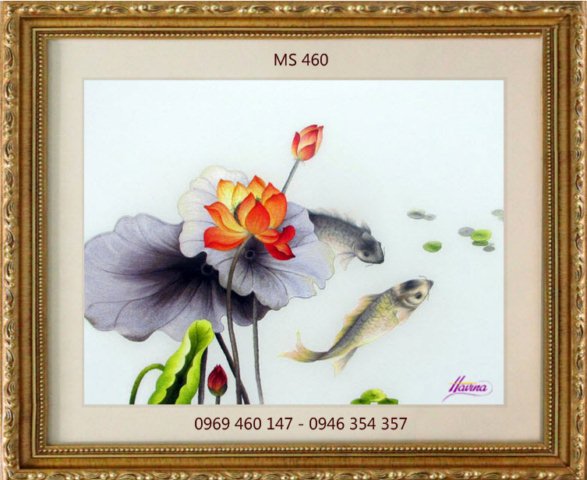 Tranh thêu tặng đám cưới MS 460 Tranh thêu tặng đám cưới MS 460