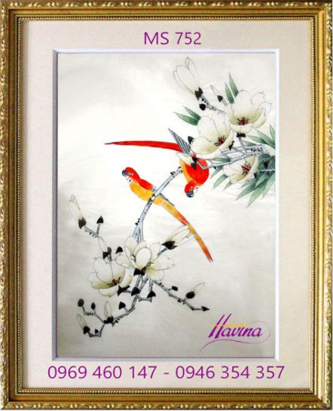 Tranh thêu tặng đám cưới