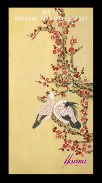 Tranh thêu tặng đám cưới