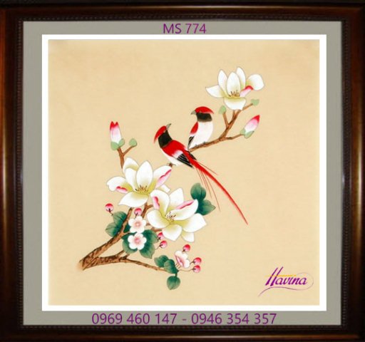 Tranh thêu tặng đám cưới