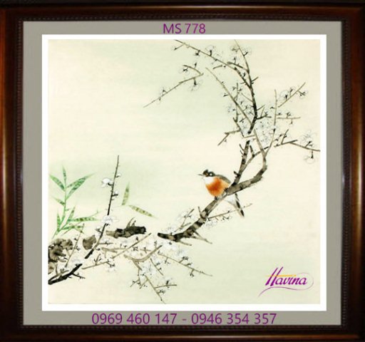 Tranh thêu tặng đám cưới