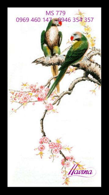 Tranh thêu tặng đám cưới