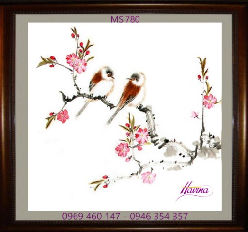 Tranh thêu tặng đám cưới