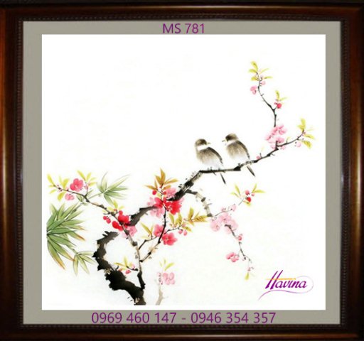 Tranh thêu tặng đám cưới