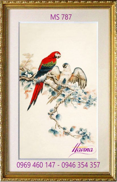 Tranh thêu tặng đám cưới