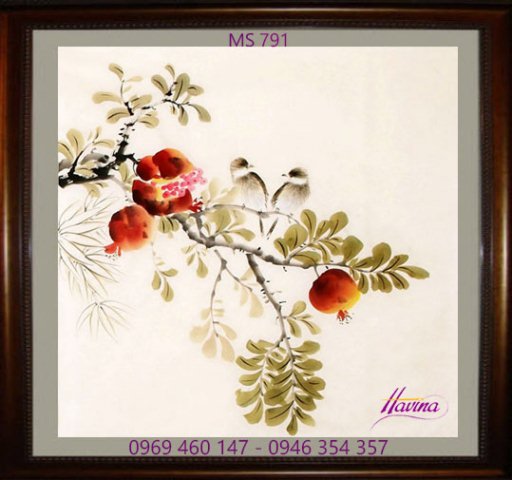 Tranh thêu tặng đám cưới