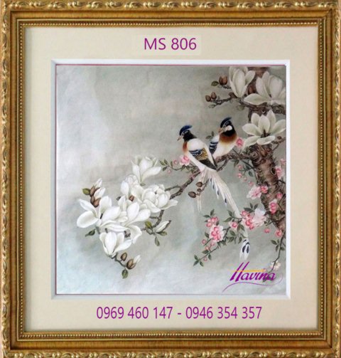 Tranh thêu tặng đám cưới