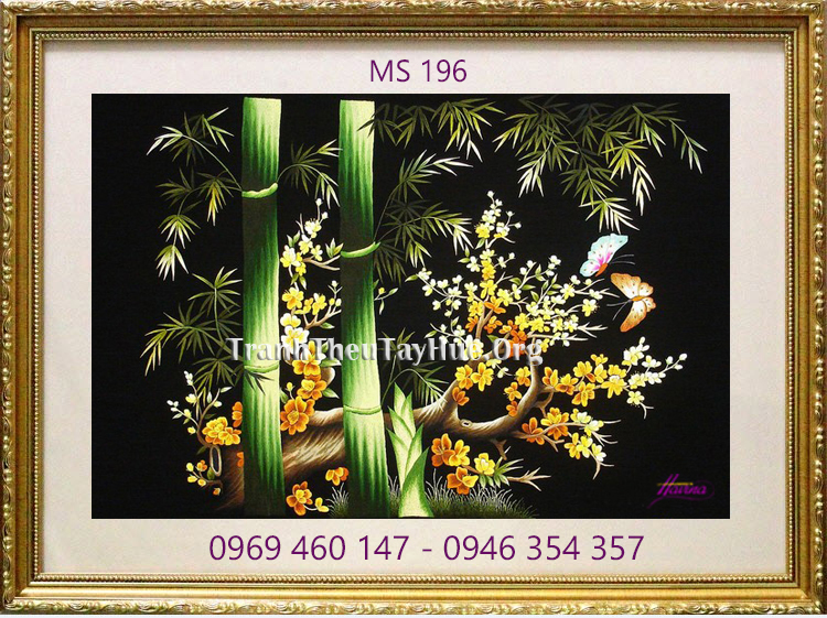 tranh thêu tay