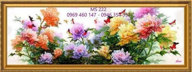 Tranh thêu hoa mẫu đơn treo phòng khách Tranh thêu hoa mẫu đơn treo phòng khách