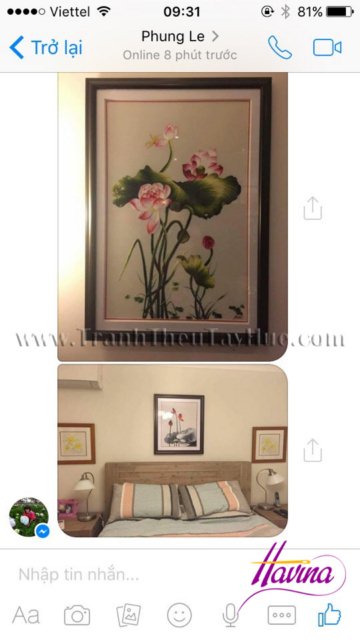 tranh thêu hoa sen tranh thêu hoa sen