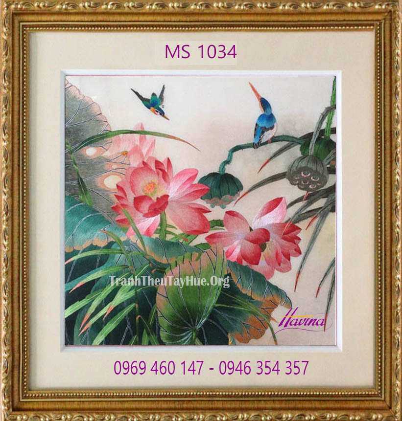 tranh thêu tay