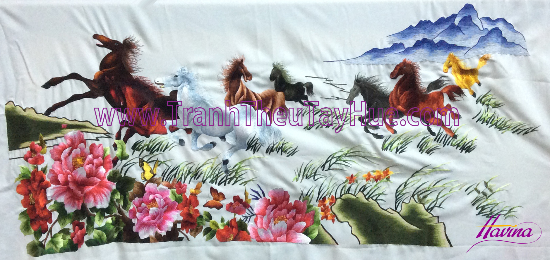 Tranh thêu Mã đáo thành công ms 2003 Tranh thêu Mã đáo thành công ms 2003