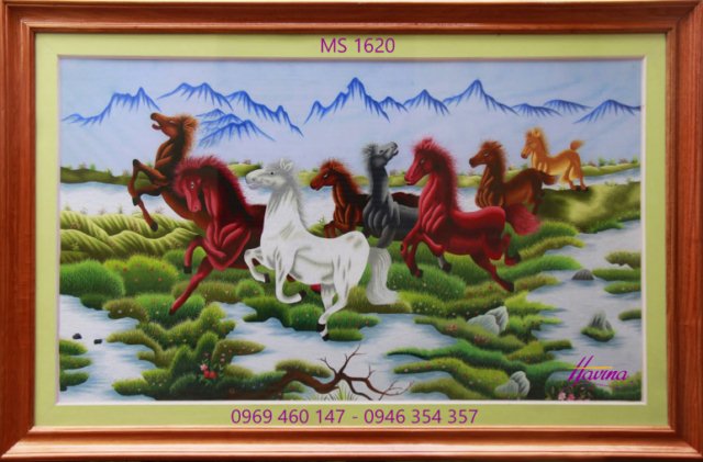 Tranh thêu mã đáo thành công MS 1620 Tranh thêu mã đáo thành công MS 1620