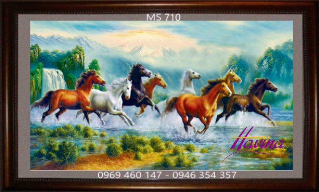 Tranh thêu mã đáo thành công MS 710 Tranh thêu mã đáo thành công MS 710