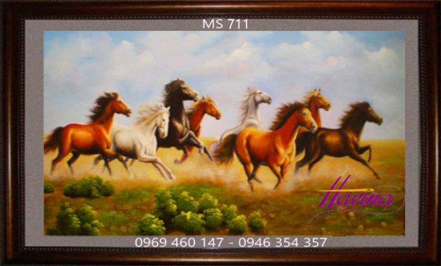 Tranh thêu mã đáo thành công Tranh thêu mã đáo thành công