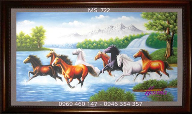 Tranh thêu mã đáo thành công MS 722 Tranh thêu mã đáo thành công MS 722