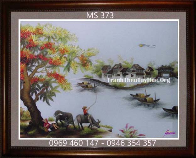 tranh thêu tay