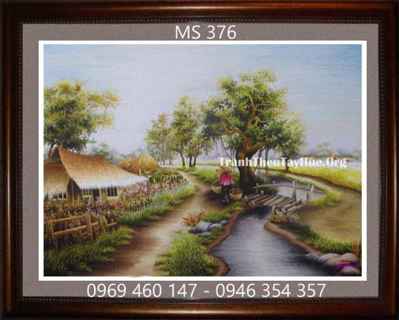 tranh thêu tay