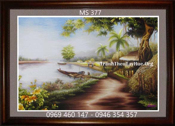 tranh thêu tay