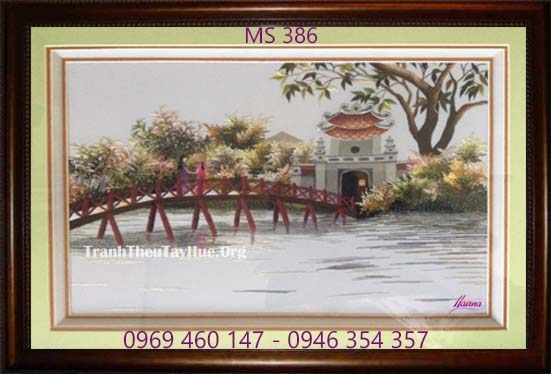 tranh thêu tay