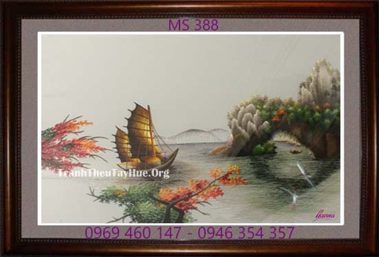 tranh thêu tay