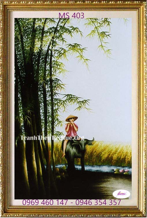 tranh thêu tay