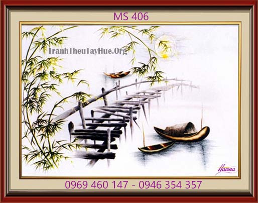 tranh thêu tay