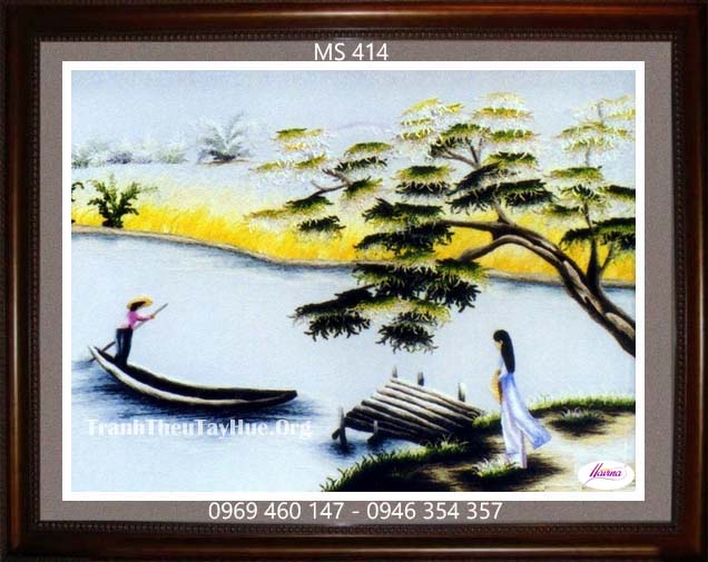 tranh thêu tay