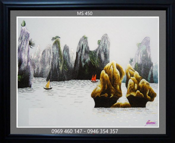 Tranh thêu thuận buồm xuôi gió món quà tặng tân gia ý nghĩa Tranh thêu thuận buồm xuôi gió món quà tặng tân gia ý nghĩa