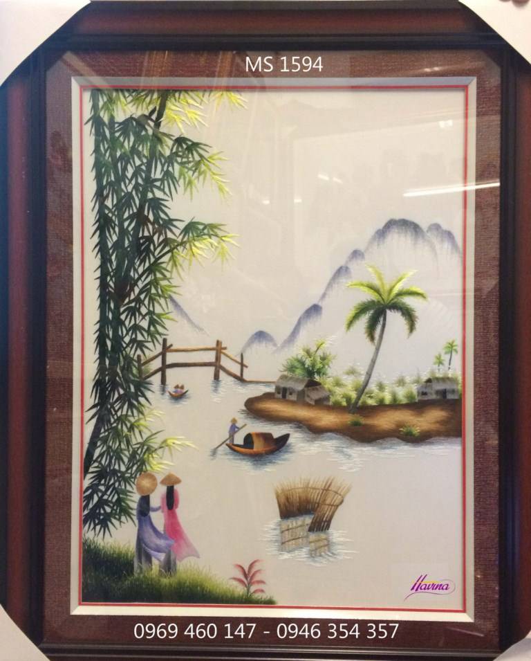 Tranh thêu tặng người Nhật Tranh thêu tặng người Nhật