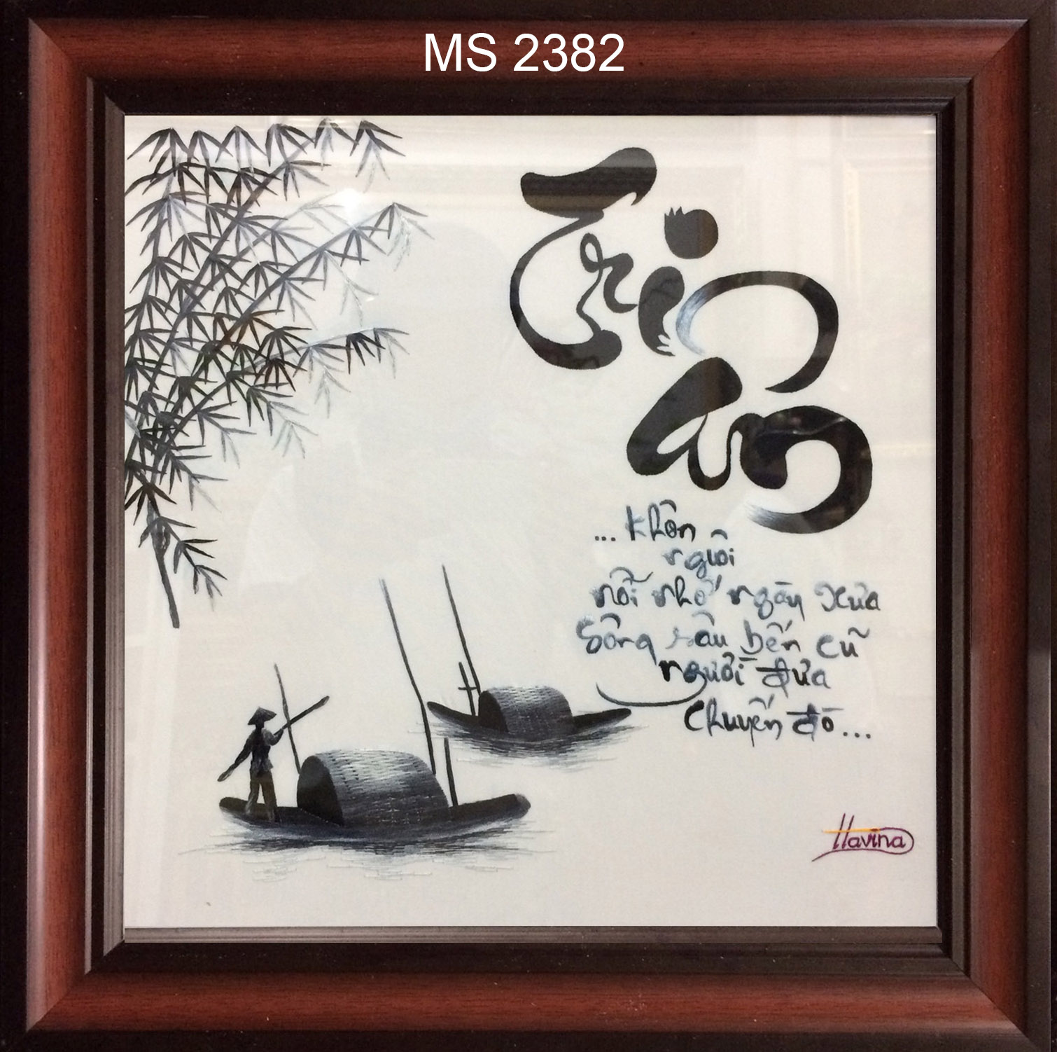 Tranh thêu tặng thầy cô ms 2382